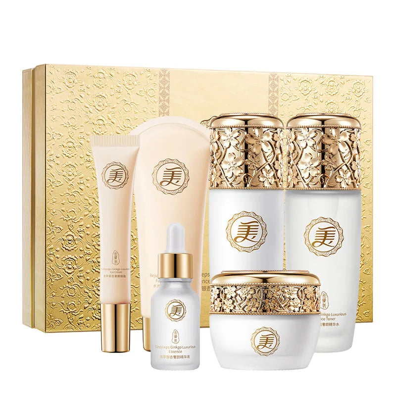 Cordyceps Ginseng Moisturizing Face Skin Care Set