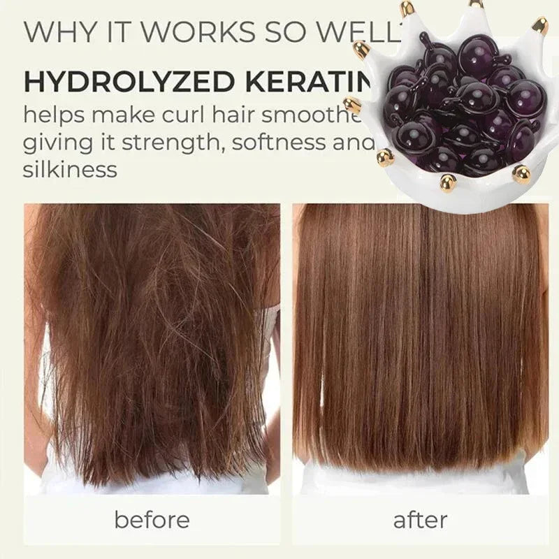 Hair Vitamin Capsule Keratin Oil Repair