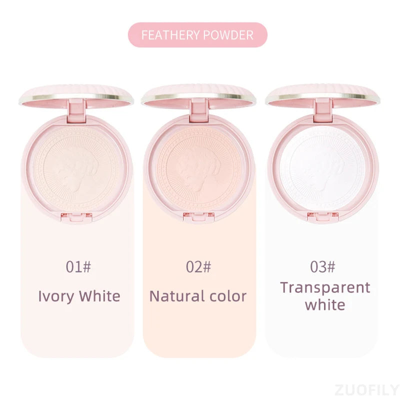 Cute Angel Carving Face Pressed Powder