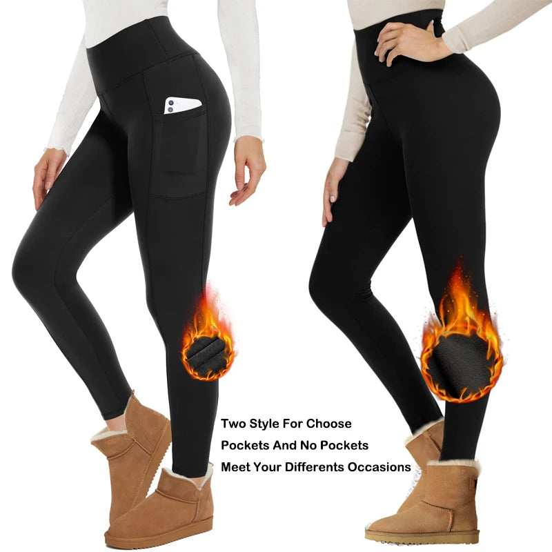 VITALINOVO Fleece Lined Women Leggings