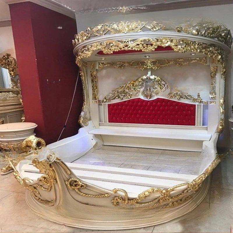 Boat shaped  European villa bed
