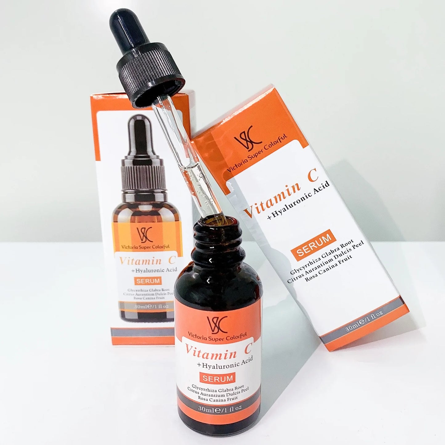 Vitamin C Serum and Brightening Glow Face Cream