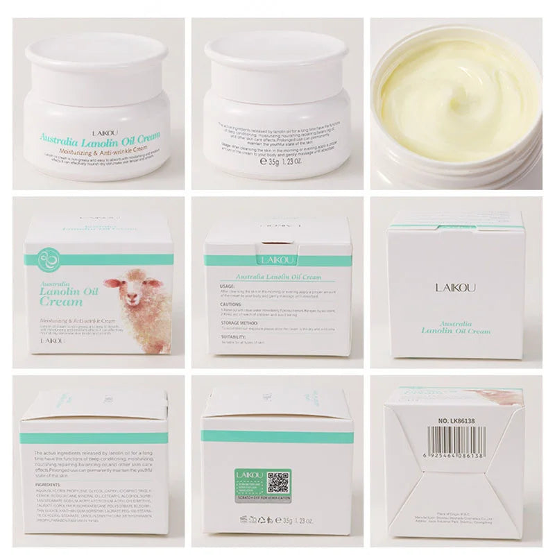 Wrinkle Removal Lanolin Oil Cream