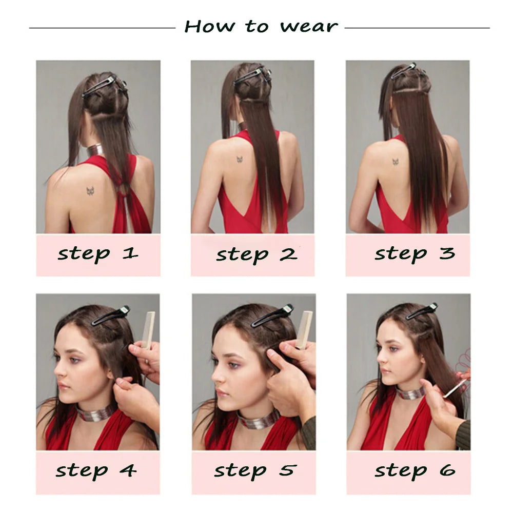 AZQUEEN Synthetic Long Straight  Hair